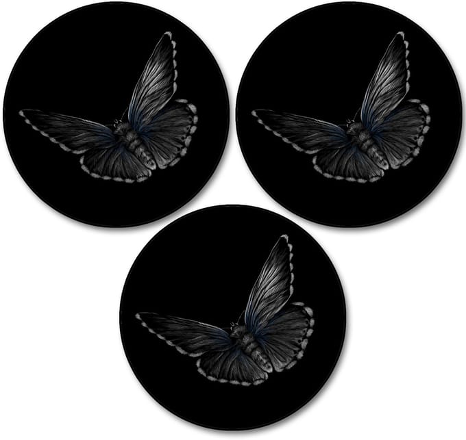 Papillon Pannenonderzetter - 3 stuks - Ø22cm - Vlinder