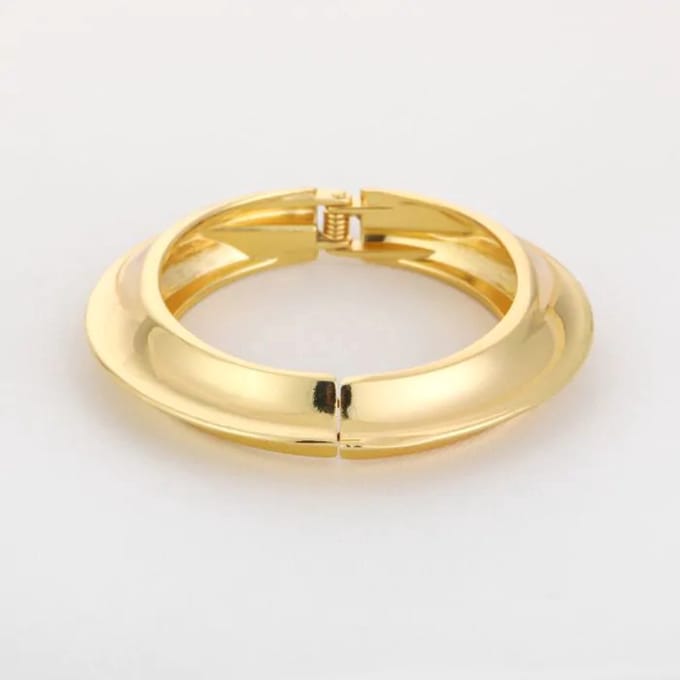 Bijoutheek Armband (Sieraad) Bangle Angle Goud