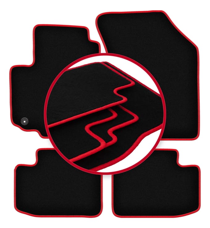 CARLUX-RED automatten voor: Suzuki SX4 I hatchback (2006-2014)