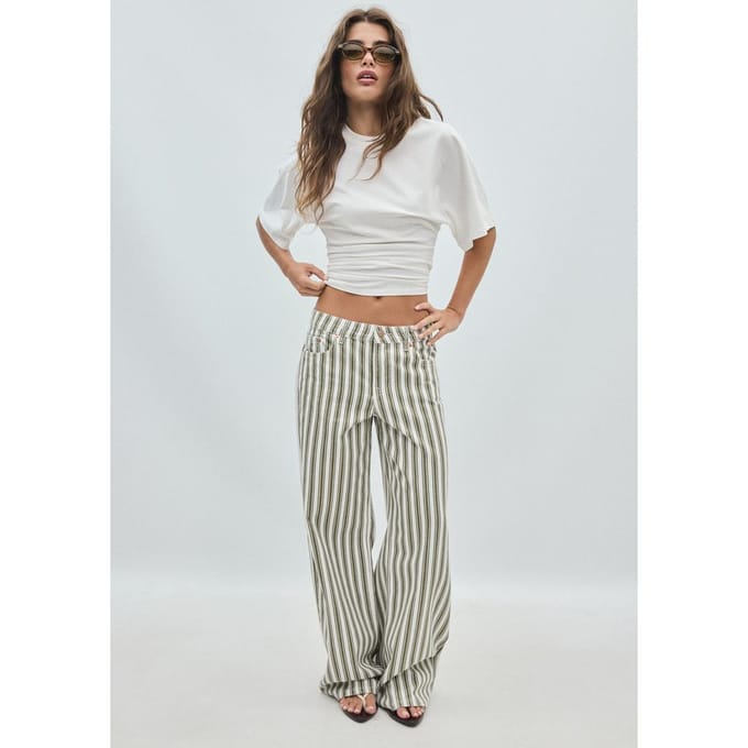 Stradivarius B08 T-shirt met korte mouw  Ecru XS