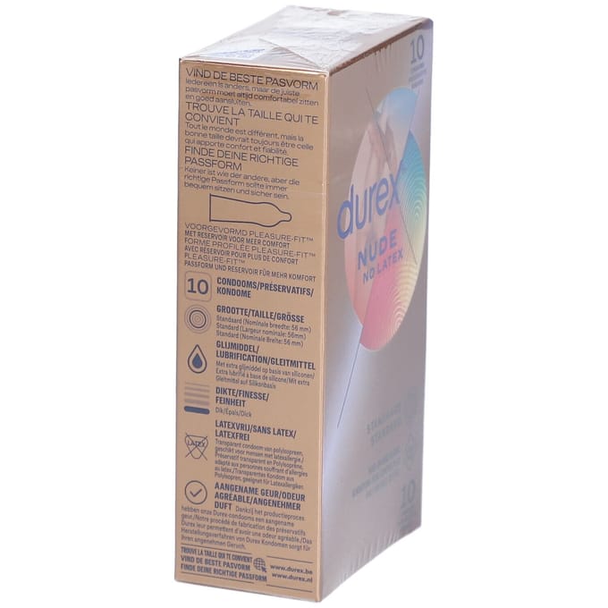 Durex Condooms Nude - Latexvrij - 10 stuks