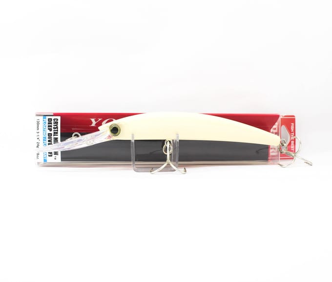 Yo Zuri Crystal Minnow DD 130 mm drijvend kunstaas R1136-BONE (0970)