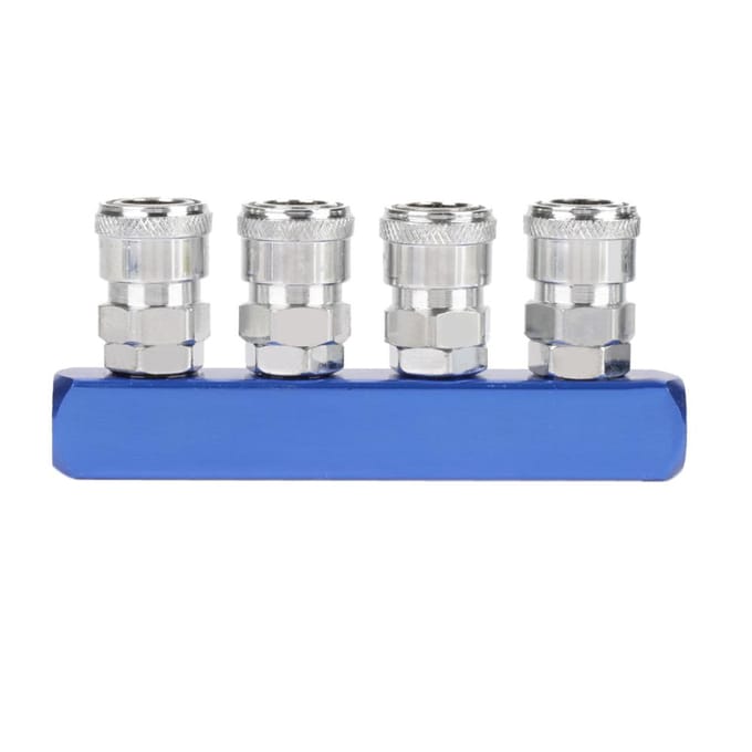12mm Pneumatische Snelkoppeling Vrouwelijke Connector voor Luchtslang Aansluiting PT14  (4-weg)