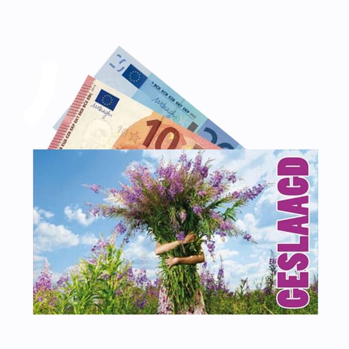 Geldkaart - Geld envelop - Geslaagd