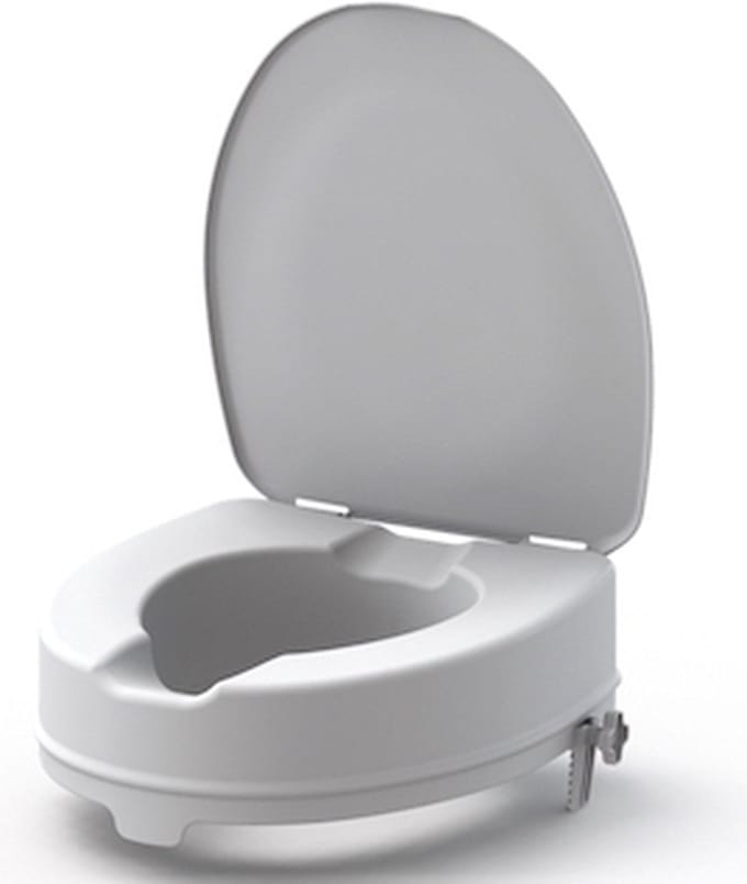 Toiletverhoger Ibiza 10 cm met Deksel