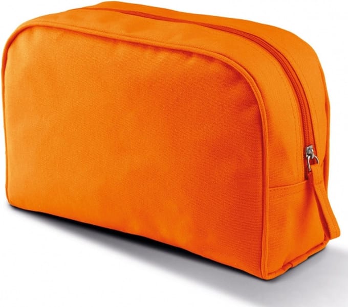 Kimood grote Toilettas - oranje - 28x18x9 cm - 5L - make-up etui