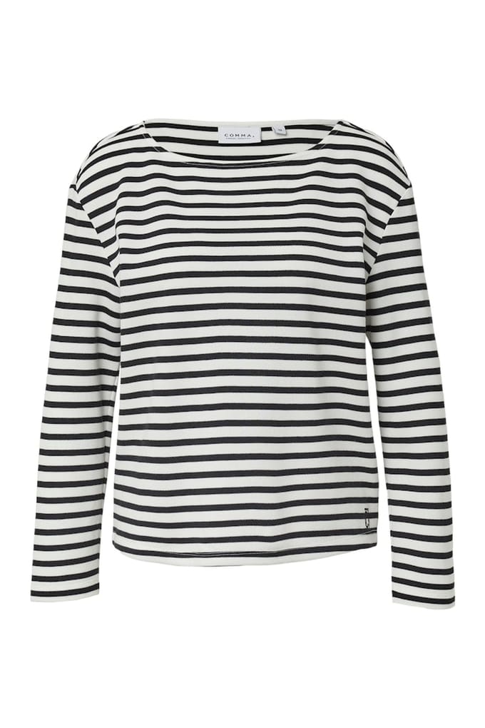 Comma Sweatshirts White Taglia: 40 | Maglie a manica lunga Outlet | Donna | Bianco