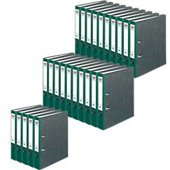 herlitz ordner maX.file nature, A4, rugbreedte 50 mm, 25 stuks, groen