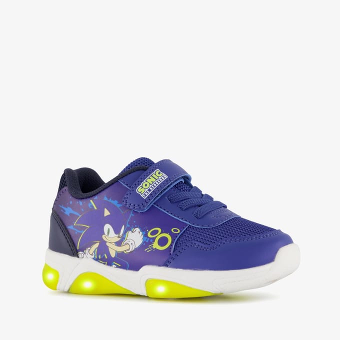 Sonic jongens sneakers met lichtjes - Blauw - Maat 31