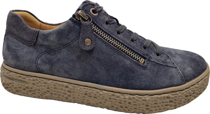 Hartjes - 162.1401/34 - Dames veterschoenen - Kleur: Blauw - Maat: 41