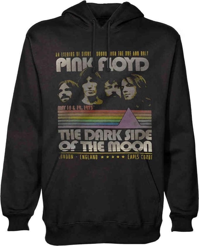 Pink Floyd - Retro Stripes Hoodie/trui - S - Zwart