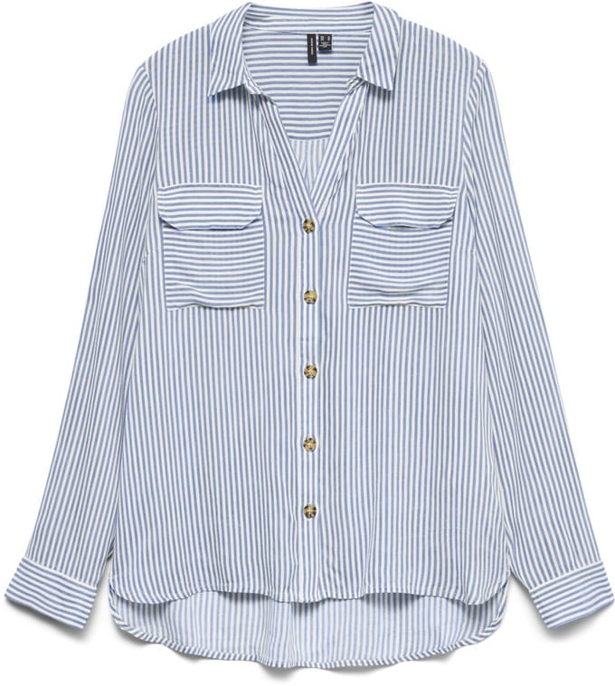 VERO MODA - VMBUMPY L/S SHIRT NEW WVN NOOS - Dames - Blouses