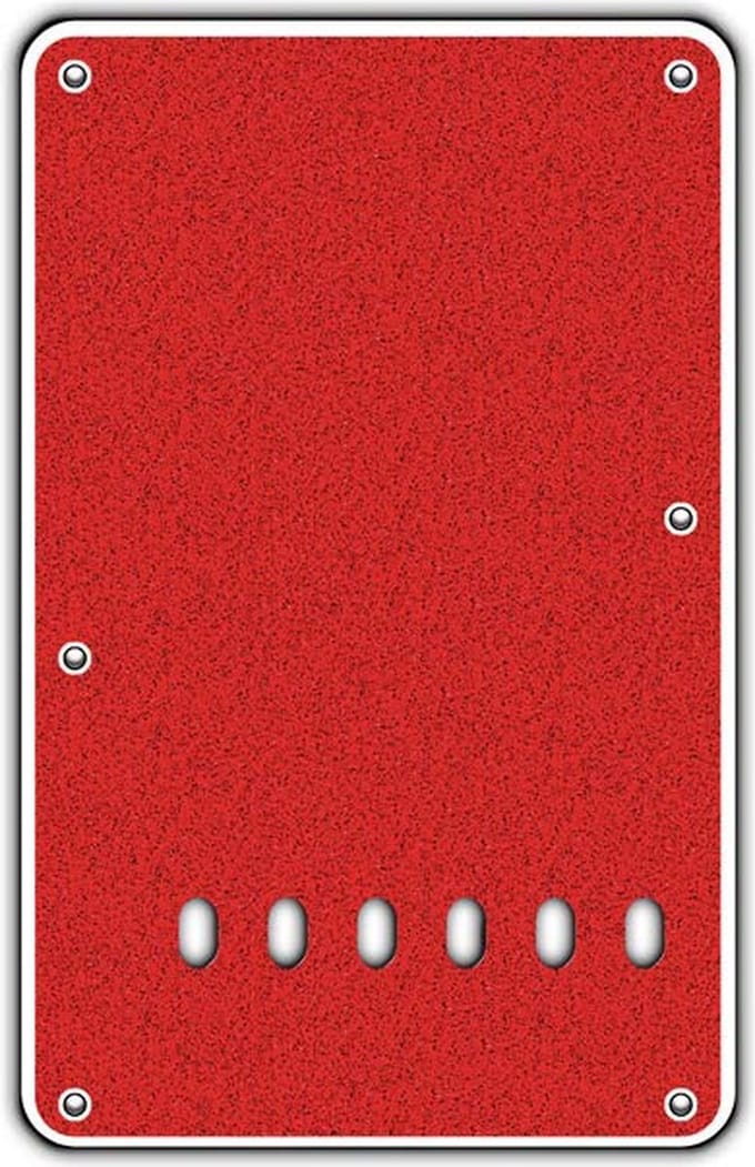 Boston BP-213-SRD back plate, string spacing 11,2mm, 2 ply, standard Stallion, 86x138mm, sparkling red