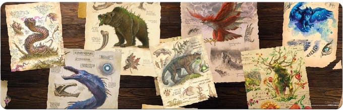 Ultra Pro - Magic - The Gathering - Bloomburrow - Speelkleed Beasts Field Notes (228 x 76 cm)