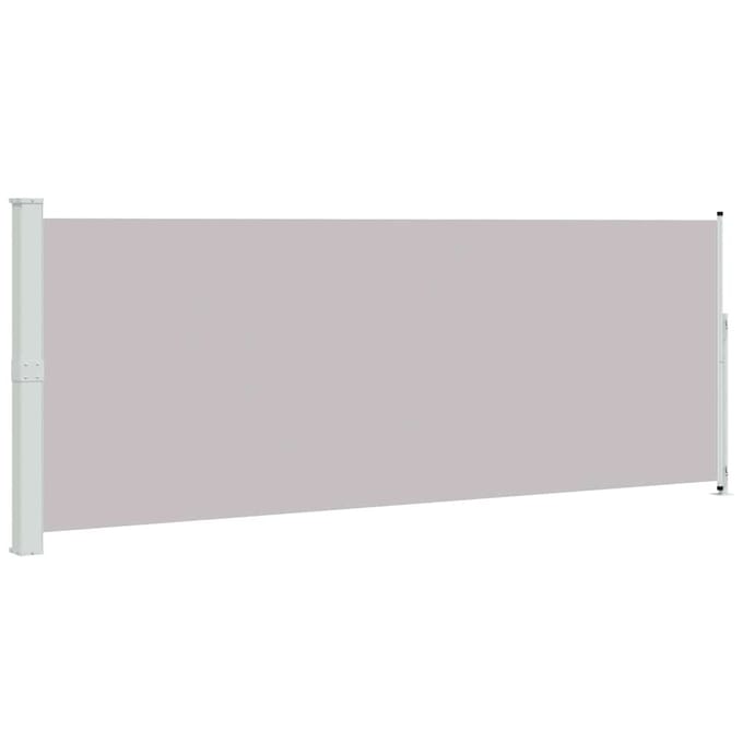 vidaXL - Tuinscherm - uittrekbaar - 180x514 - cm - grijs