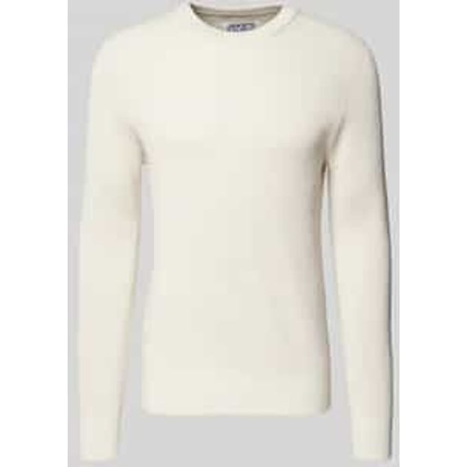 Gebreide pullover met ronde hals