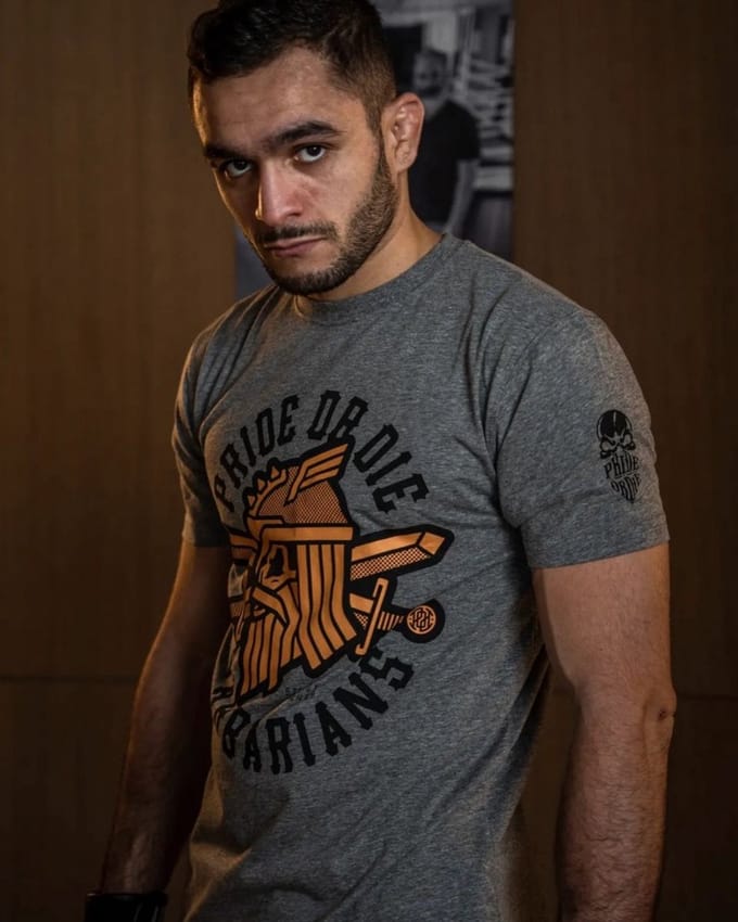 PRIDEorDie T-Shirt BARBARIANS Grijs - S