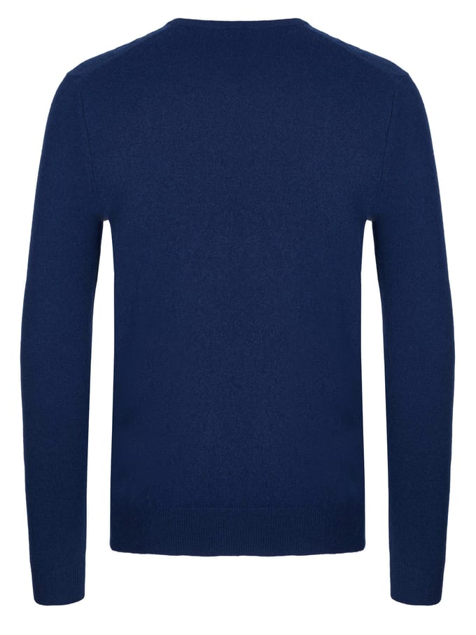 Malo Optimum kasjmier trui donkerblauw