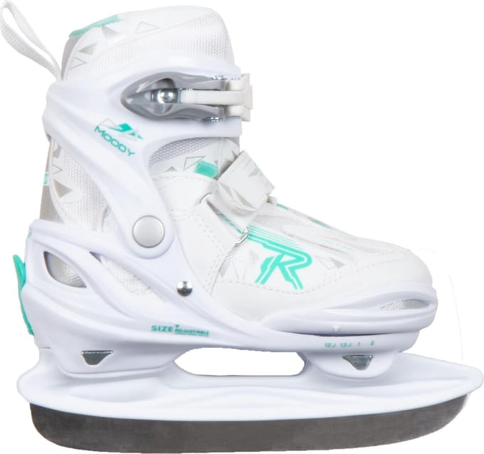 Roces Schaatsen - Maat 30-35 - Meisjes - wit/lichtgroen/aquablauw/zilver