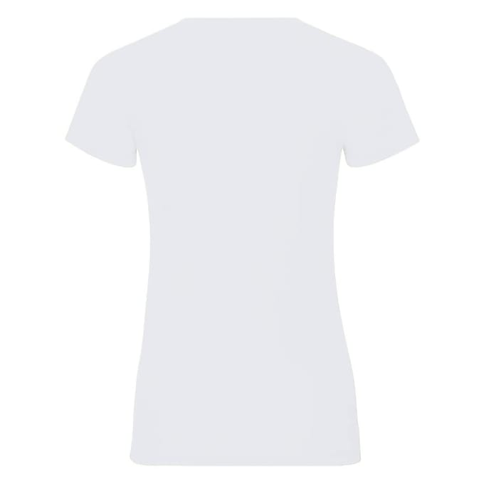 Russell Dames/Dames Authentiek Organisch T-shirt (Wit)