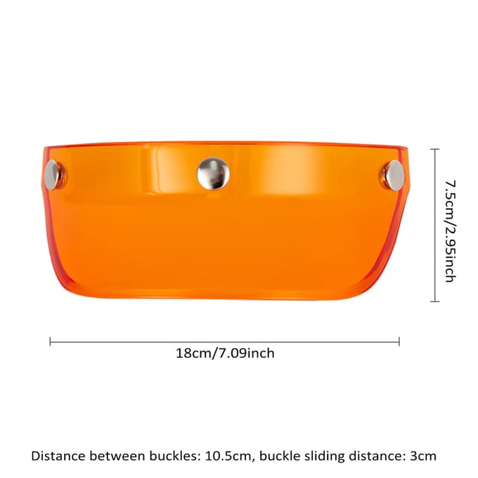 Motorhelm Vizier Motorhelm Schild 34 Open Anti-Zon