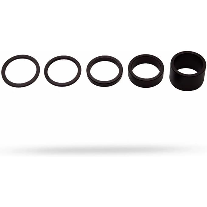 Pro Spacerset Alu 1-1/8Inch Zwart 2/25/5/10/20 mm