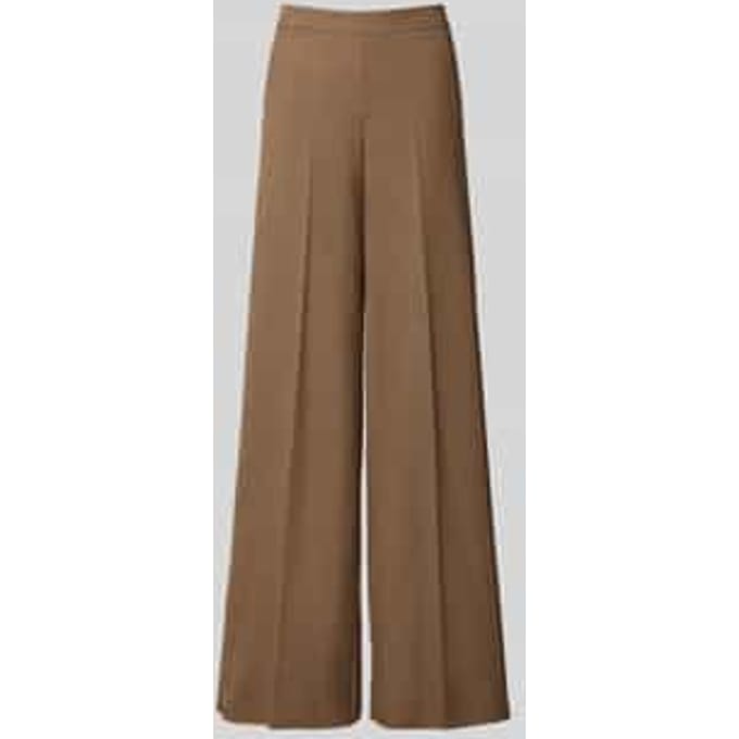 relaxed fit stoffen broek met scheerwol model 'GHINEA'
