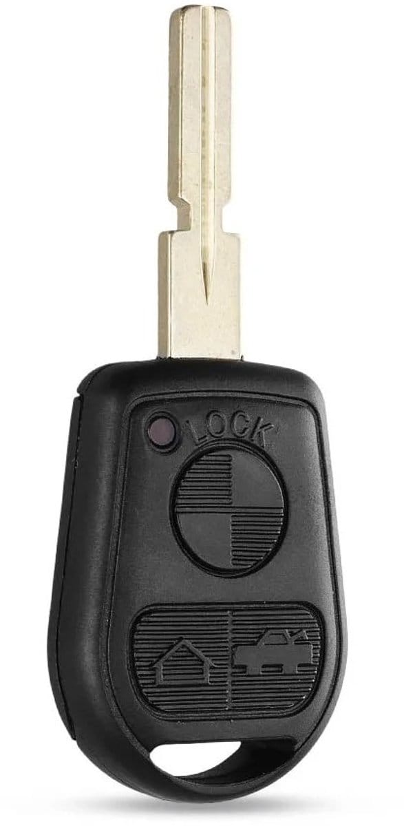 XEOD 3 Knops autosleutel geschikt voor BMW E39 - Autosleutelbehuizing - Sleutelbehuizing auto - Sleutel behuizing - 1 Stuks