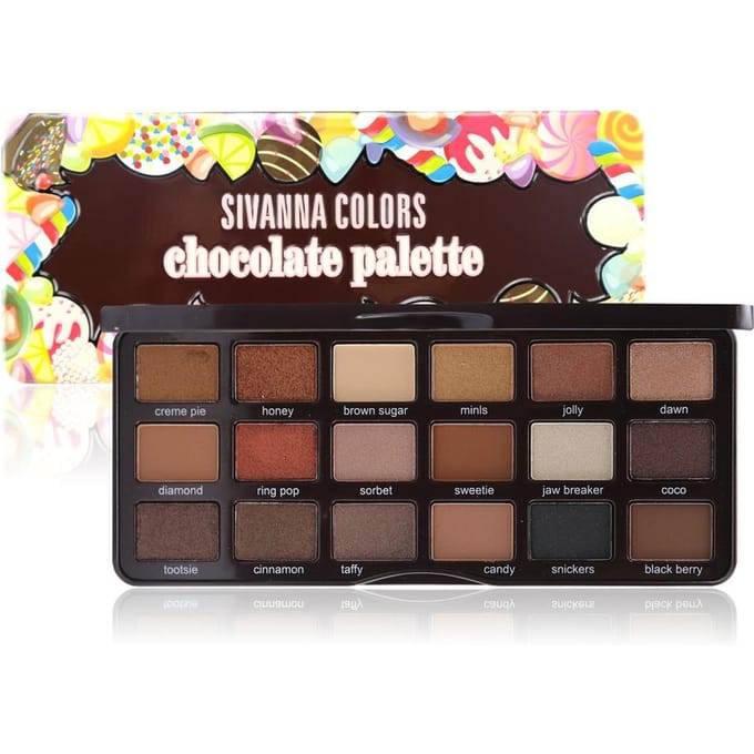 SIVANNA COLORS Chocolate Palette 26 g. - HF7006 26 g. black