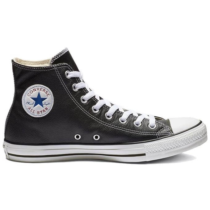 Baskets montantes unisexes en cuir Converse Chuck Taylor All Star noires 132170C 39.5 black