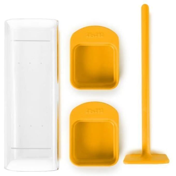 IBILI 746700 Kit voor Ambachtelijke Charcuterie, Silicone, Geel, 5 x 5 x 19 cm