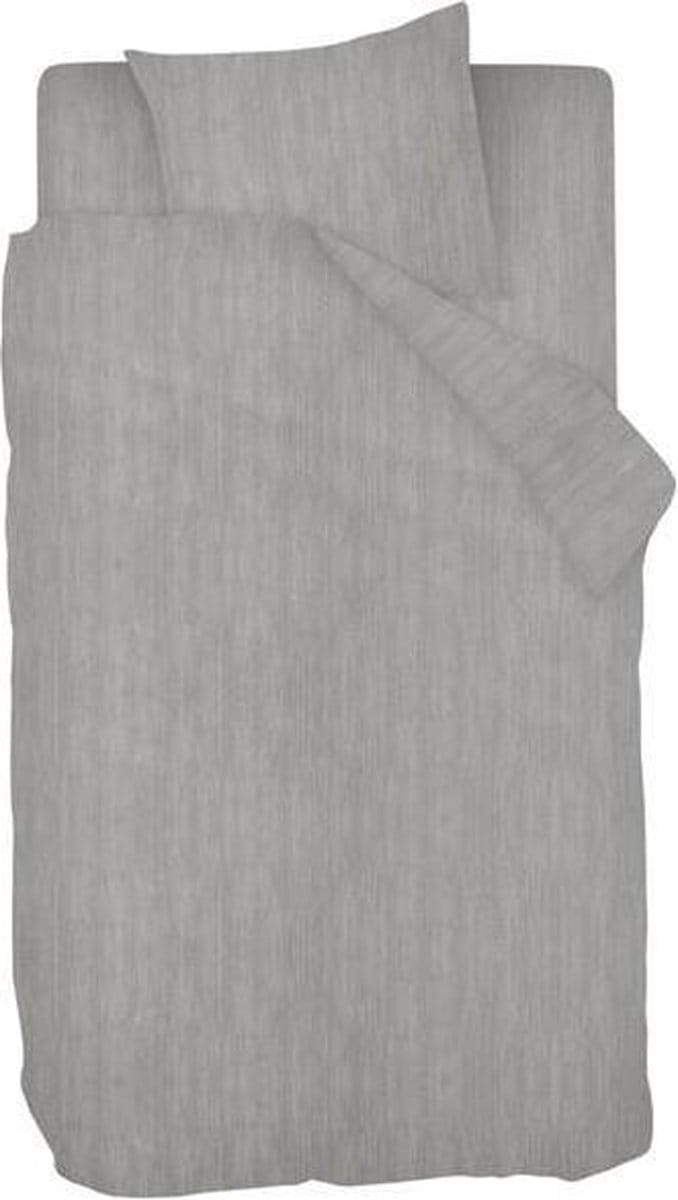 Snoozing Brigitte - Dekbedovertrek - Eenpersoons - 140x200/220 cm - Grey