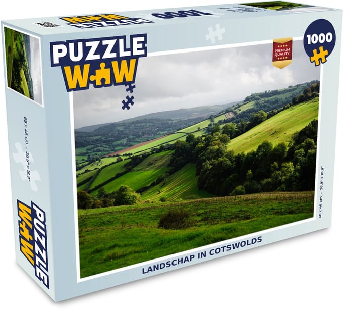 Puzzel Landschap in Cotswolds - Legpuzzel - Puzzel 1000 stukjes volwassenen