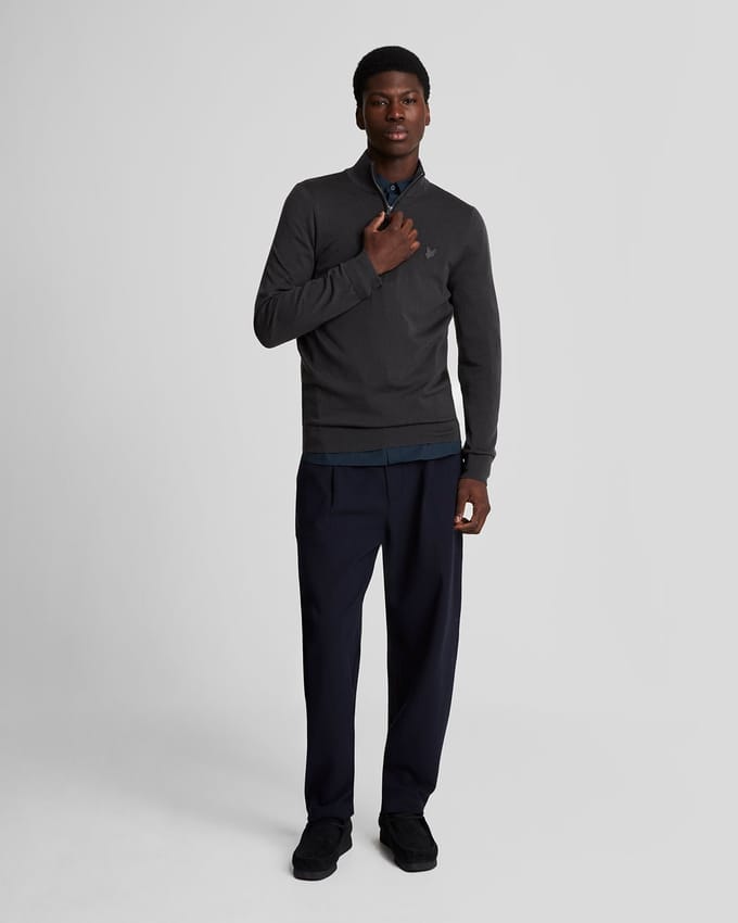 Lyle & Scott Tonal Eagle Easy Care Poplin Shirt