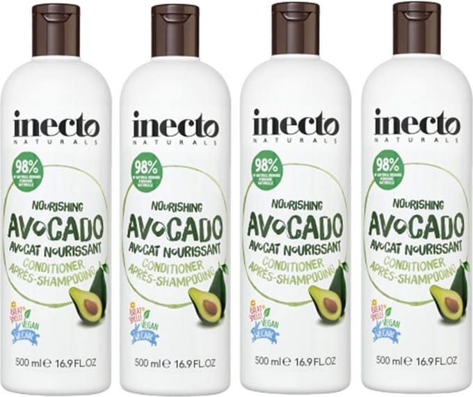 Inecto - Avocado Conditioner - 4 pak - Natuurlijk - Voedend