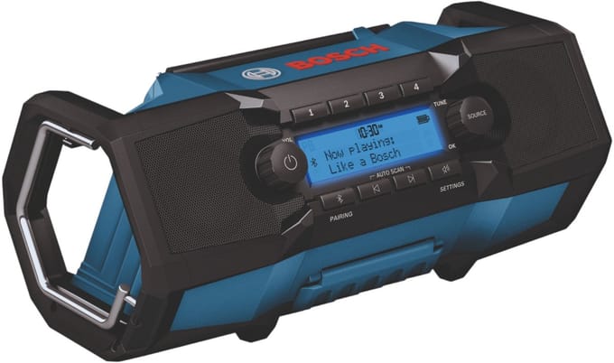 Bosch Professional PRO GPB 18V-3SC Accu bouwradio - DAB+ - FM/AM - Bluetooth 18V Basic Body - 06014A3300