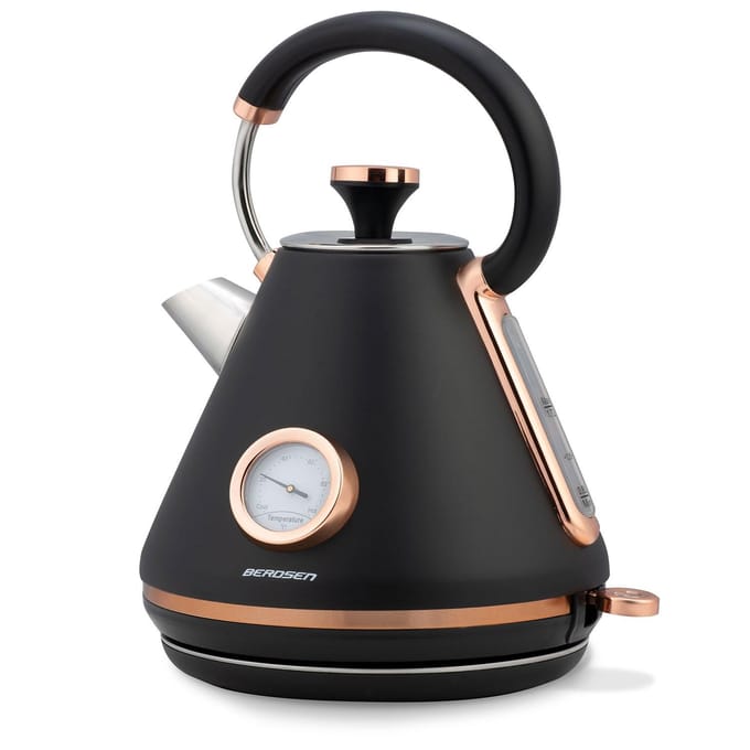 Waterkoker met thermometer 1,7L Berdsen BD-701 - zwart