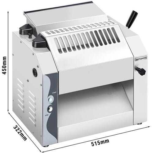 GGM Gastro Teigausroller - für 250mm Pasta- & Pizzateig - Teigdicke 0 bis 10mm