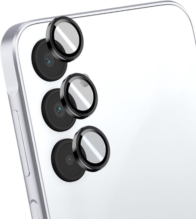 Blue Star, Lens Protector Geschikt Voor Galaxy A16 Applicator, Zwart / Transparant