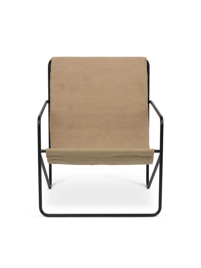Ferm Living Desert Stoel - Solid - zwart
