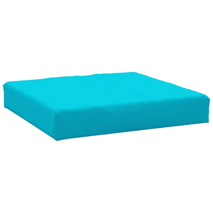 vidaXL - Palletkussen - 60x60x8 - cm - oxford - stof - turquoise