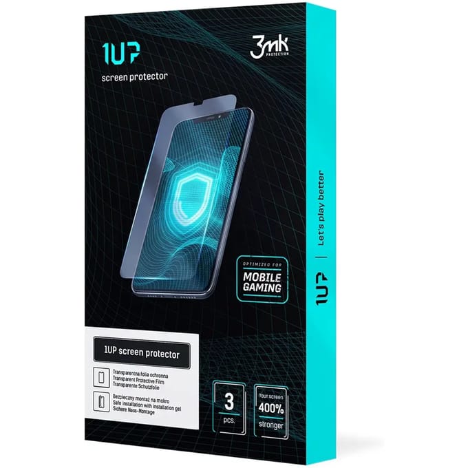 Set van 3 beschermfolies 3MK Xiaomi Redmi Note 10/10s 4G 1UP