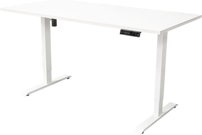 IVOL Elektrisch verstelbaar bureau 180x80 cm Single motor - Wit