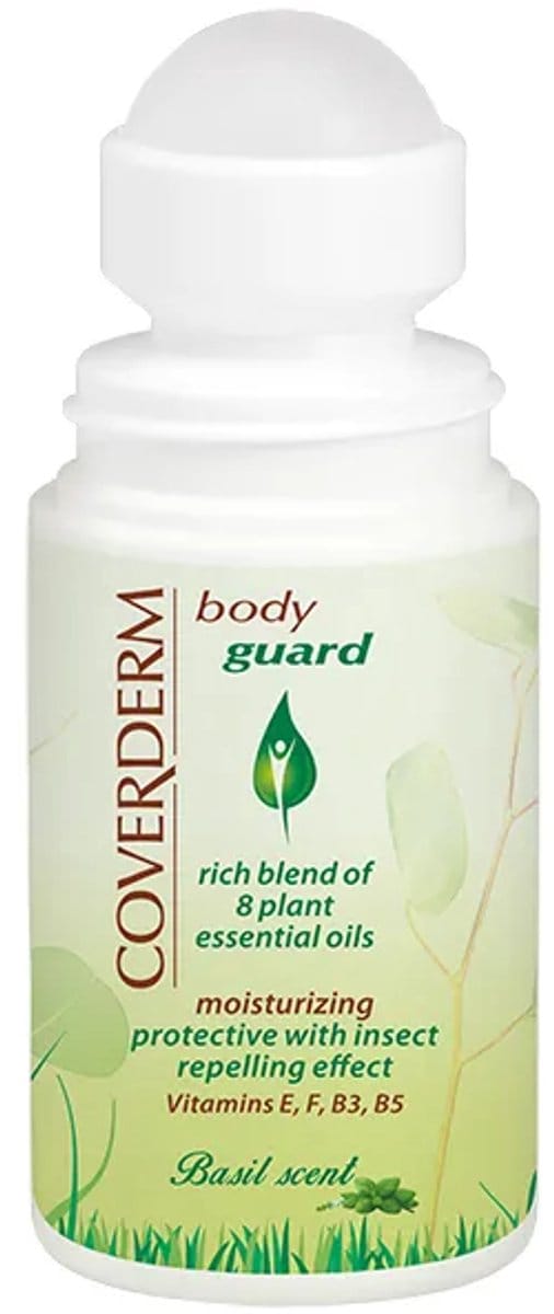 Coverderm Body Guard Roll-On Basilicum / 2in1 roller ter bescherming tegen insecten Basilicum geur 50 ml