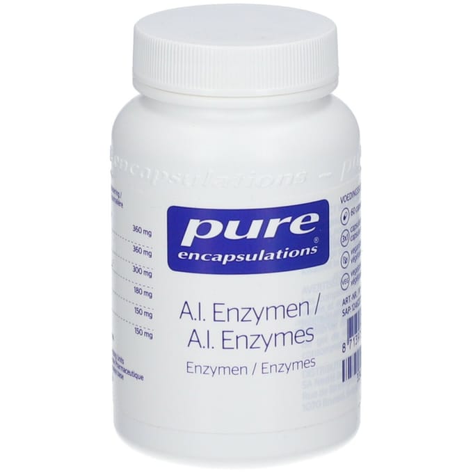 Pure Encapsulations A.I. Enzymen | Enzymencomplex op plantaardige basis. 60 Capsules