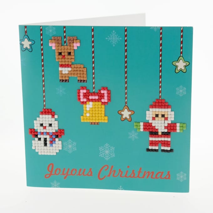 Diamond Painting Joyous Christmas kerstkaart