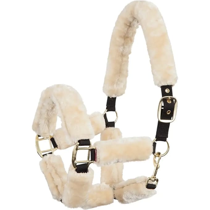 Halster voor paard met synthetisch bont Premiere Equitation