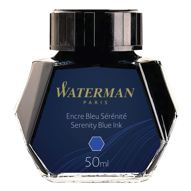 Waterman Inkt bottle Serenity Blauw (former: FloridaBlue)