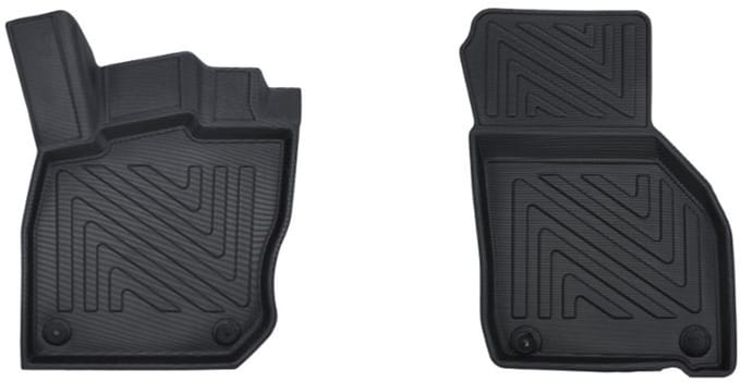 Rubbermatten Skoda Octavia 2020-heden (voorset) - Premium carbonlook