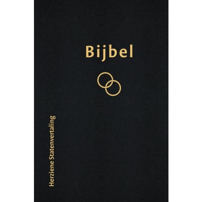 Bijbel Huwelijksbijbel Herziene Statenvertaling Zwart
